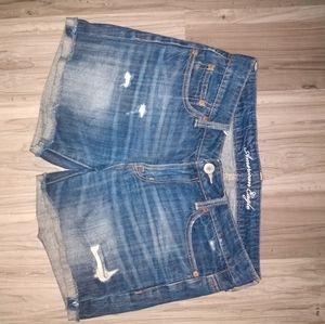 American Eagle Dark Wash Jean Shorts